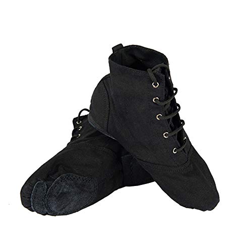 Transpirable Zapatos de Ballet Zapatillas Danza Canvas Cuero Comodos Adultos Zapatillas Baile Moderno Salon Jazz Gimnasia para Mujer