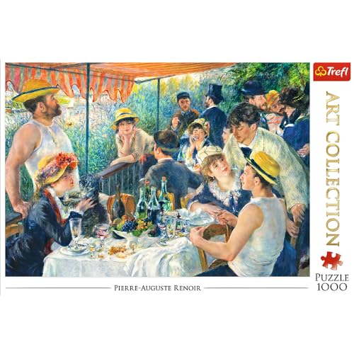 Trefl-Das Frühstück Der Ruderer, 1000 Piezas, Colección de Arte, Adultos y niños a Partir de 12 años Puzzle, Color el Almuerzo de los remeros, Auguste Renoir