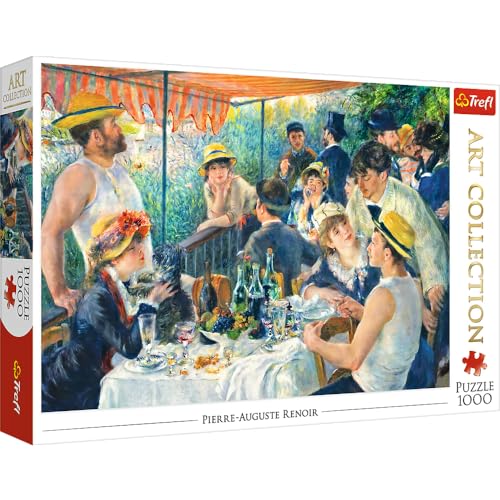 Trefl-Das Frühstück Der Ruderer, 1000 Piezas, Colección de Arte, Adultos y niños a Partir de 12 años Puzzle, Color el Almuerzo de los remeros, Auguste Renoir