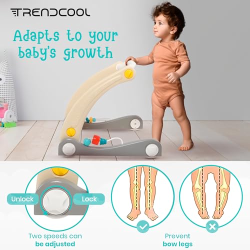 Trendcool Gimnasio Bebe Y Correpasillos Bebe 1 año Tapete de Actividades Bebe Multifunción 2 en 1 Gimnasio Actividades Bebe Andador Bebes (M1)