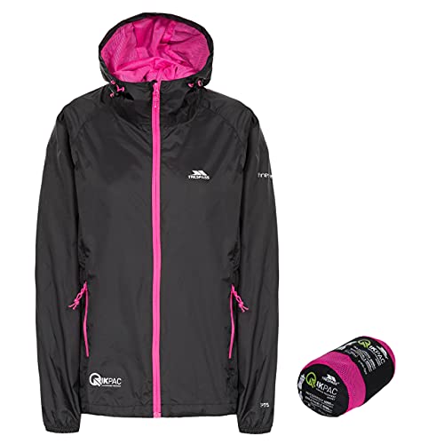 Trespass Qikpac Compact Pack Away - Chaqueta impermeable para mujer