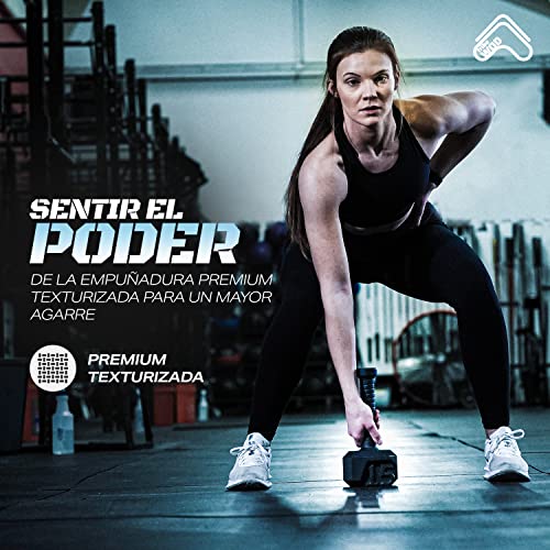 Tribe WOD Hammer Kettlebell 7kg - Equipo de entrenamiento cruzado para la construcción de músculos, cardio fitness, pesas para mujeres y hombres | Pesas rusas para entrenamiento de fuerza