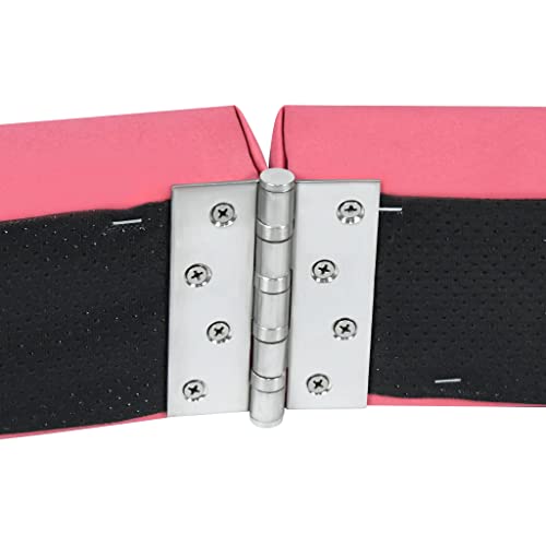 TRMLBE Barra de Equilibrio 210 cm Plegable Gimnasia para Gimnasia en el Hogar Barra de Gimnasia Viga de Equilibrio con Bolsa de Almacenamiento para Gimnasia Entrenamiento Físico - Rosa