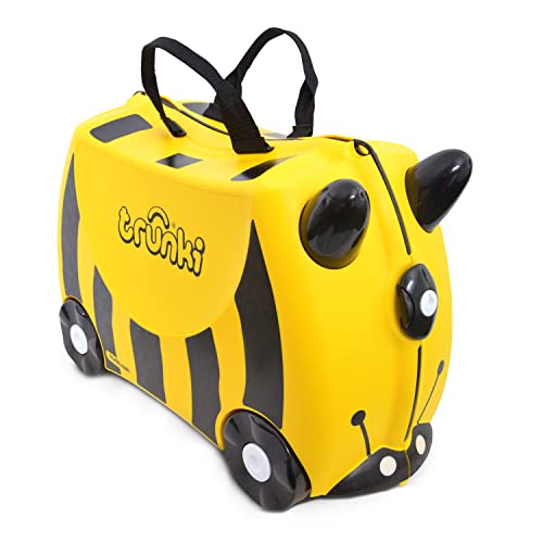 Trunki Maleta Infantil – Maleta Niño – Equipaje Infantil Cabina – Maleta Correpasillos Bernard El Abeja (Amarillo)