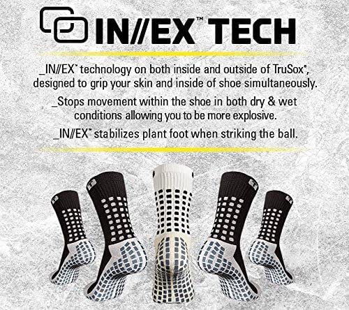 Trusox 3.0 Performance Enhancing Cushion, Calcetines, White, Talla L