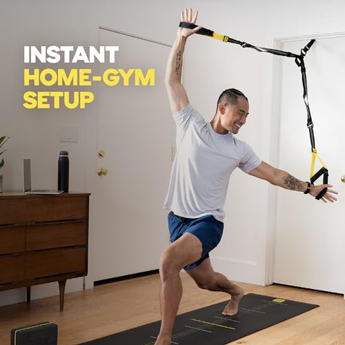 TRX Entrenamiento Anclaje de Puerta: un Sistema de fijación Sencillo y portátil Que se Monta en Cualquier Puerta Maciza sin dañar la Pintura o la Madera