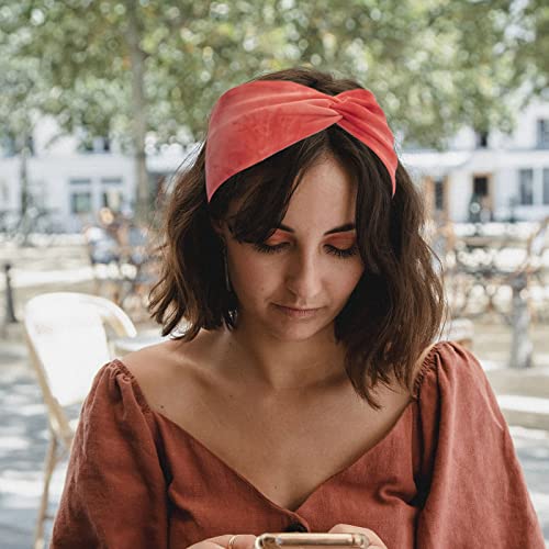 TSHAOUN 5 Piezas Diademas Pelo Mujer Elástico Cinta Pelo, Vintage Turbantes Diademas de Pelo Anchas, Accesorios Pelo Mujer Boho Diadema Yoga Correr Diademas Deportes Entrenamiento Bandas