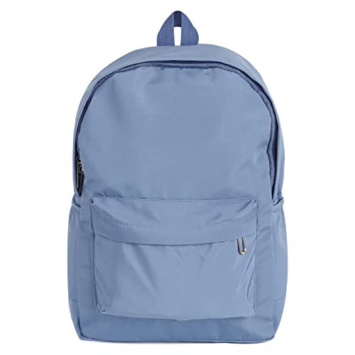 TSLBW Mochila para la Escuela Adolescentes Niños Mochila Casual para la Escuela Secundaria para Estudiantes Universitarios Bolsa de Deporte para viajes al aire libre Revista A4 IPad (azul)