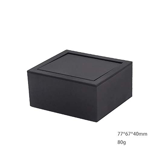 Ttiy Cuff Link Box Deluxe Gemelos Caja de regalo Caja de regalo Joyería, Estuche de almacenamiento para gemelos y joyas (tamaño 2)