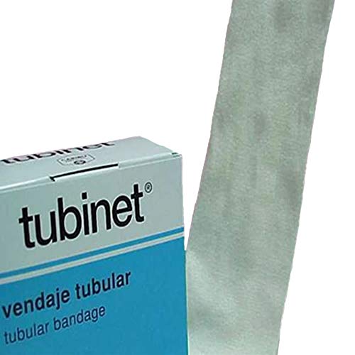 Tubinet 3 - Vendaje Tubular Extensible de ALGODON Tubinet 3 Dedos con apósito - Unidad - 1 rollo de 20 m.