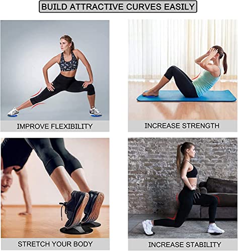 Tuokay 2 Piezas de Sliders de Ejercicio Discos Deslizantes para Fitness Abdominales, Discos Doble Cara Deslizantes para Hogar, Yoga, Fitness, Pilates, Ejercicios de Cuerpo, Moquetas y Solería