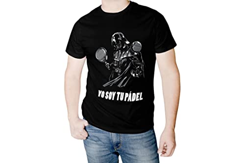 TusPersonalizables Camiseta Yo Soy tu Padel (L, Negro)