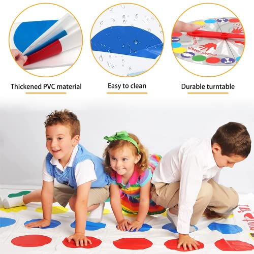 Twister Gigante Infantil Juegos Juegos De Suelo Gaming Familiar Twister Juegos Mesa Divertidos Juegos Habilidad Divertidos Juegos Habilidad Adultos Niños A Partir De 6 Años Para 2-4 Personas