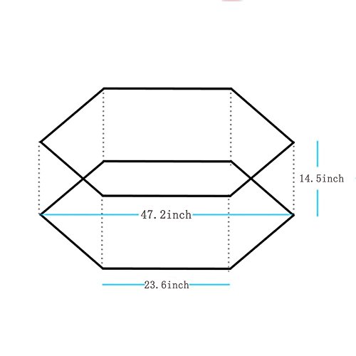 UCLEVER 100CM Tienda de Juego Piscina de Bolas con Túnel para Niños Interior y Exterior (Bolas no Incluido)