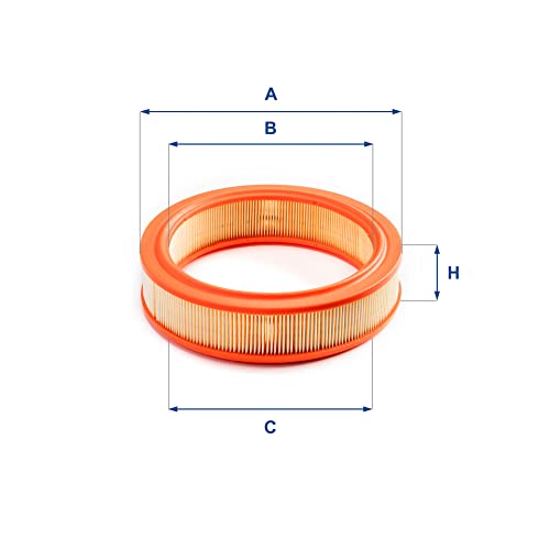 UFI Filters, Filtro de Aire 27.785.00, Filtro de Aire de Recambio, Apto para Coches, Apto para Modelos de Fiat, Innocenti, Seat y Zastava Yugo