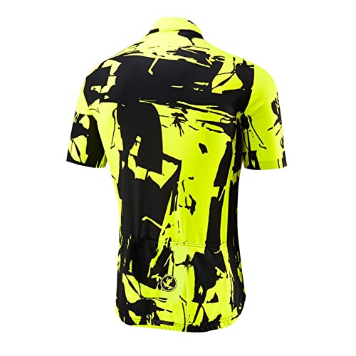 UGLY FROG Maillot Ciclismo Hombres Maillots de Bicicleta Conjunto de Jersey de Manga Corta Top MTB Manga Corta Set