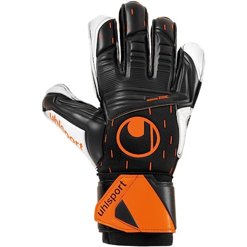 uhlsport Speed Contact Supersoft Guantes de Portero de fútbol supersuaves - Transpirables con Gran Agarre y Resistencia a la abrasión - para Principiantes y Deportistas Aficionados