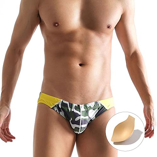 ULLIAN bañador Slip Hombre es con Estampado de Rayas Love,Bodybuilding Personalidad bañadores bañadores Calzoncillos de Playa 2023,Zapatillas