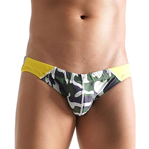 ULLIAN bañador Slip Hombre es con Estampado de Rayas Love,Bodybuilding Personalidad bañadores bañadores Calzoncillos de Playa 2023,Zapatillas