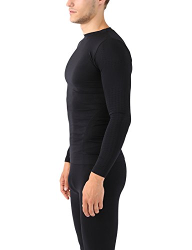 Ultrasport Comfy Set de Ropa Interior Funcional, Hombre, Negro, 2XL