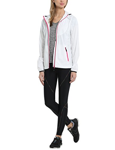 Ultrasport Eldy Chaqueta, Mujer, Blanco, XS