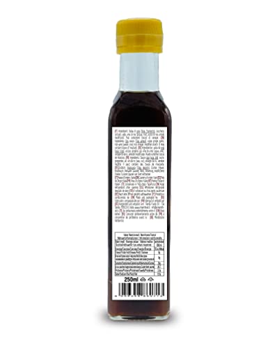 Umami Salsa Teriyaki 250ml, glaseado espeso, elaborada con salsa de soja artesanal producida en Japón, sin conservantes, colorantes ni OGM