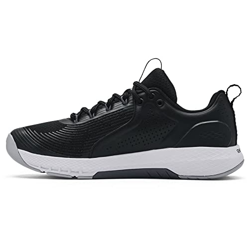 Under Armour Bicicleta elíptica UA Charged Commit TR 3 para hombre, negro/blanco/blanco, 10 UK (45 EU)