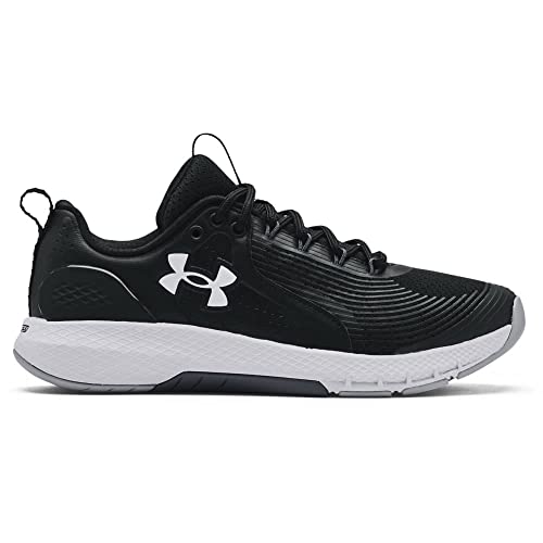 Under Armour Bicicleta elíptica UA Charged Commit TR 3 para hombre, negro/blanco/blanco, 10 UK (45 EU)