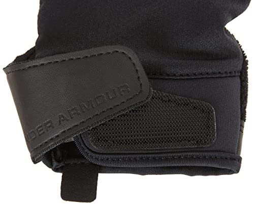 Under Armour Guantes de Entrenamiento para Hombre Medio Dedo, Negro, M