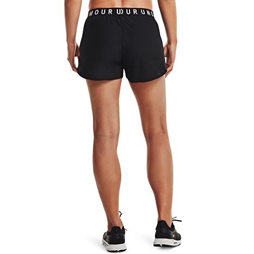 Under Armour Play Up Shorts 3., Corto Mujer, Negro (black White), M