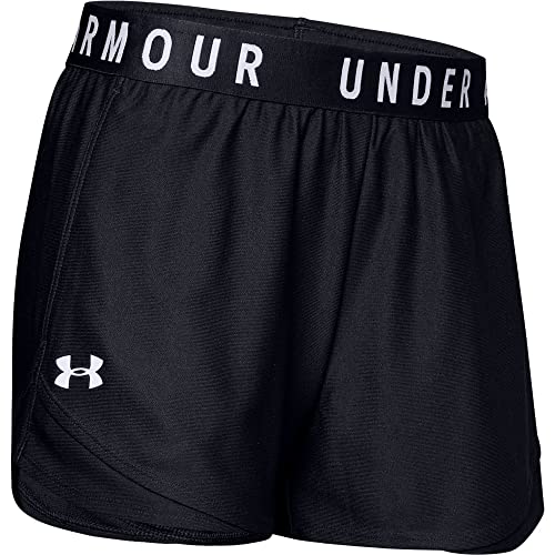 Under Armour Play Up Shorts 3., Corto Mujer, Negro (black White), M