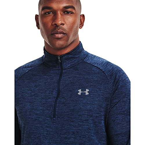 Under Armour Tech 2.0 1/2 Zip, Parte Superior del Calentamiento Hombre, Azul (Academy/ Steel), L