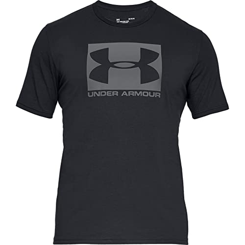 Under Armour UA Boxed Sportstyle Camiseta, Hombre, Negro (Black/Graphite), L