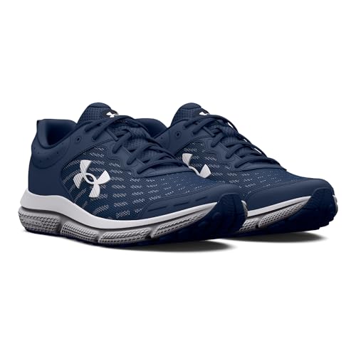 Under Armour - Ua Charged Assert 10, Zapatillas para Correr para Hombre, Academia / Academia / Blanco, 43 EU