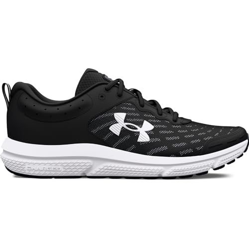 Under Armour - Ua Charged Assert 10, Zapatillas para Correr para Hombre, Negro / Negro / Blanco, 40 EU