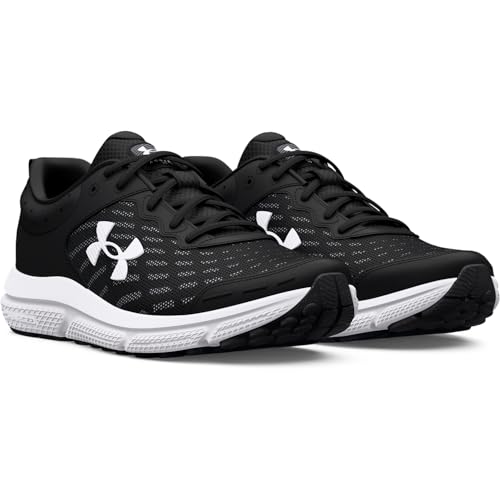 Under Armour - Ua Charged Assert 10, Zapatillas para Correr para Hombre, Negro / Negro / Blanco, 40 EU