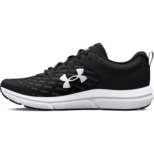 Under Armour - Ua Charged Assert 10, Zapatillas para Correr para Hombre, Negro / Negro / Blanco, 40 EU