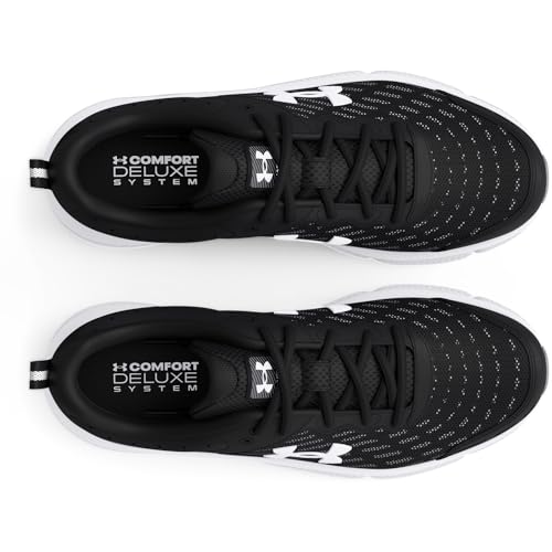 Under Armour - Ua Charged Assert 10, Zapatillas para Correr para Hombre, Negro / Negro / Blanco, 40 EU