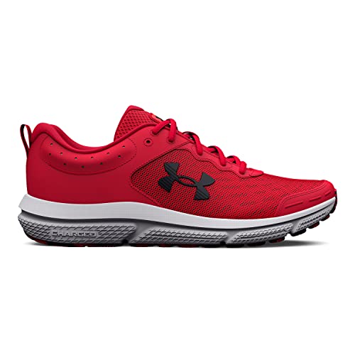 Under Armour - Ua Charged Assert 10, Zapatillas para Correr para Hombre, Rojo / Rojo / Negro, 44 EU