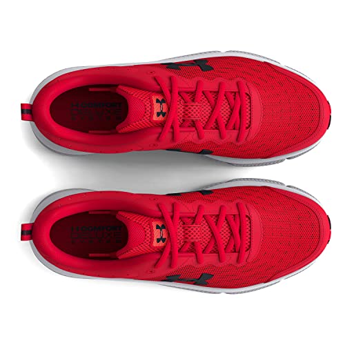 Under Armour - Ua Charged Assert 10, Zapatillas para Correr para Hombre, Rojo / Rojo / Negro, 44 EU