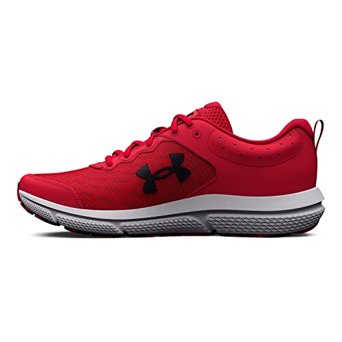 Under Armour - Ua Charged Assert 10, Zapatillas para Correr para Hombre, Rojo / Rojo / Negro, 44 EU