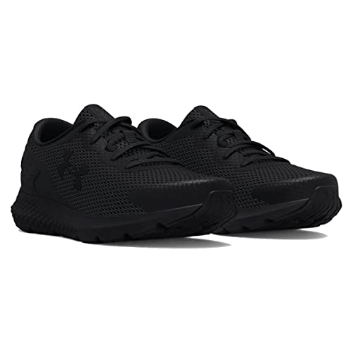 Under Armour - Ua Charged Rogue 3, Zapatillas para correr para Hombre, Negro / Negro / Negro, 42 EU