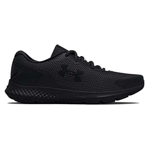 Under Armour - Ua Charged Rogue 3, Zapatillas para correr para Hombre, Negro / Negro / Negro, 42 EU