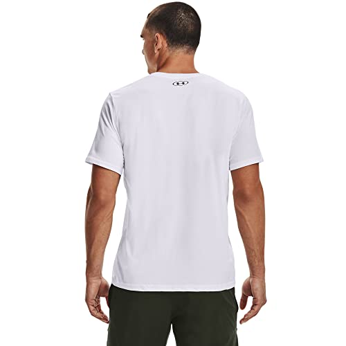 Under Armour UA GL Foundation - Camiseta de Manga Corta, Hombre, Blanco (White / Black), 2XL