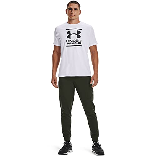 Under Armour UA GL Foundation - Camiseta de Manga Corta, Hombre, Blanco (White / Black), 2XL