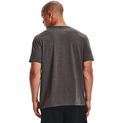 Under Armour Ua Gl Foundation Short Sleeve Tee, Camiseta Hombre, Negro (charcoal Medium Heather Graphite Black), L