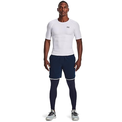 Under Armour Ua Hg Armour Leggings Pantalones, Azul (Midnight Navy 410/White), M para Hombre