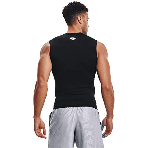 Under Armour Ua Hg Comp Sl, Camiseta Para Hombre, Negro (black White), S