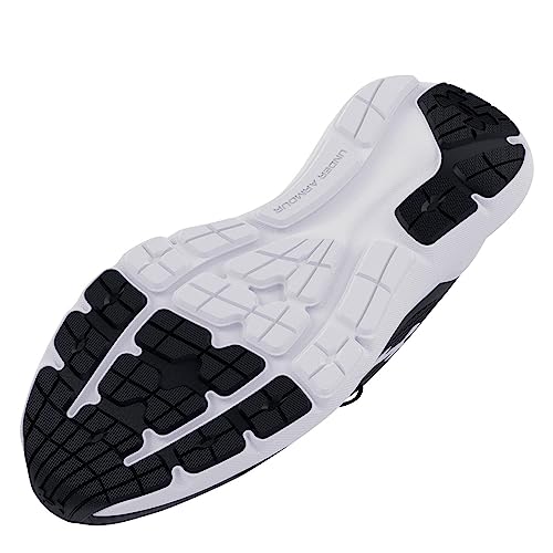 Under Armour UA W Surge 3, Zapatillas para Correr, Mujer, Negro Blanco Blanco, 40.5 EU