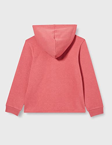 United Colors of Benetton Chaqueta con Gorra M/L 35TMG501I Sudadera con Capucha DE Manga Larga, Rosa Málaga 28V, 104 para Niñas